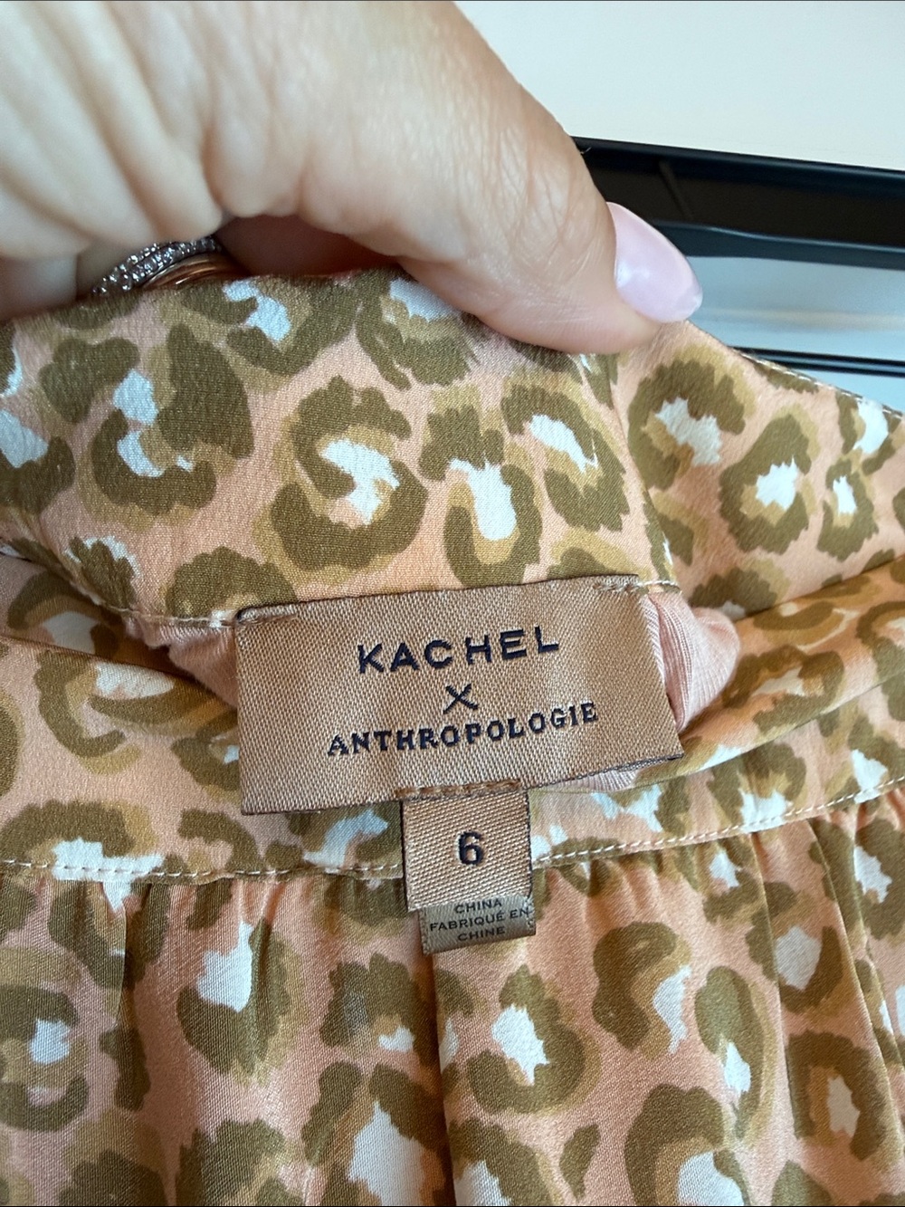Anthropologie x Kachel Leopard Tiered Maxi Skirt - Picture 2 of 3
